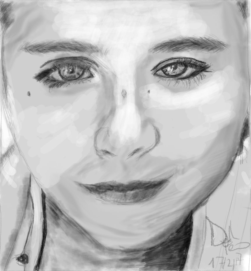 860x929 Angel Face By Darksylph - Angel Face Sketch