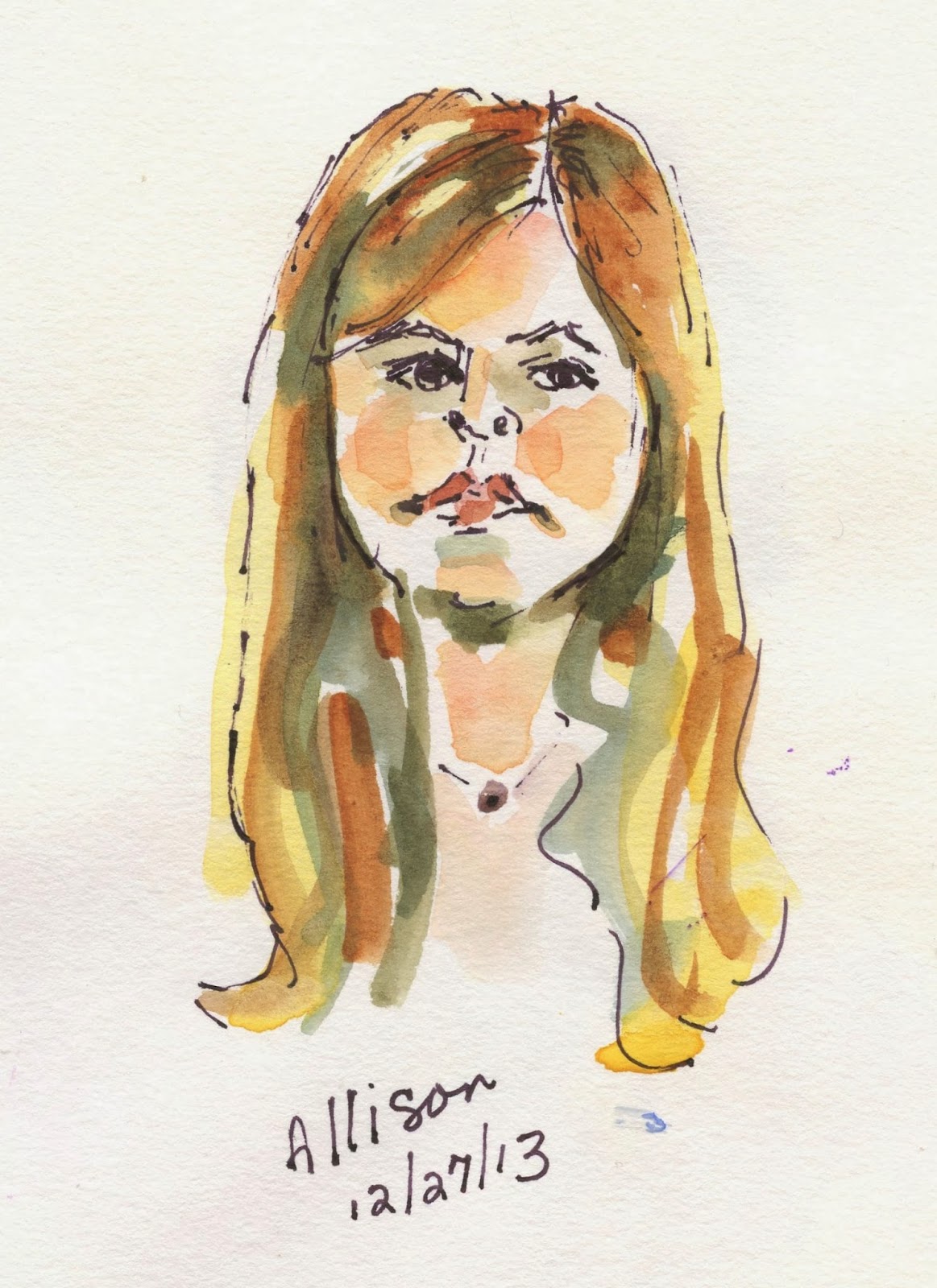 1163x1600 Whidbey Island Sketchers Angel Face - Angel Face Sketch