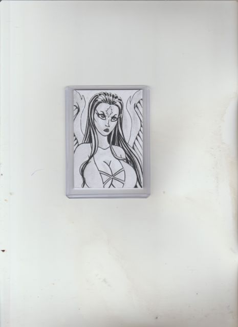 465x640 Siriguana Original Angel Girl Sketch Card Jlu Aceo Super Ebay - Angel Girl Sketch