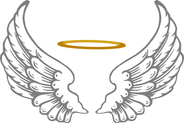 600x401 Pin By Tamela Delorme On Angel Wings Wings, Angel - Angel Halo Sketch