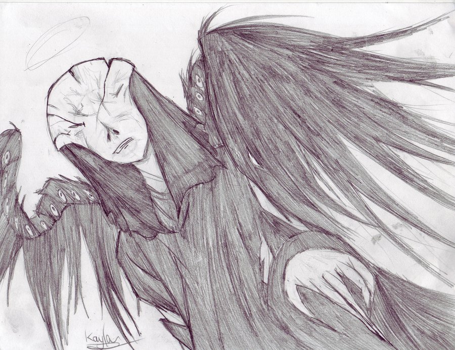 900x692 Angel Of Death Sketch By Prota Girl - Angel Of Death Sketch