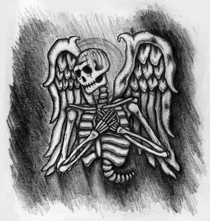 304x320 Honorable Dead Angel Sketch - Angel Sketch