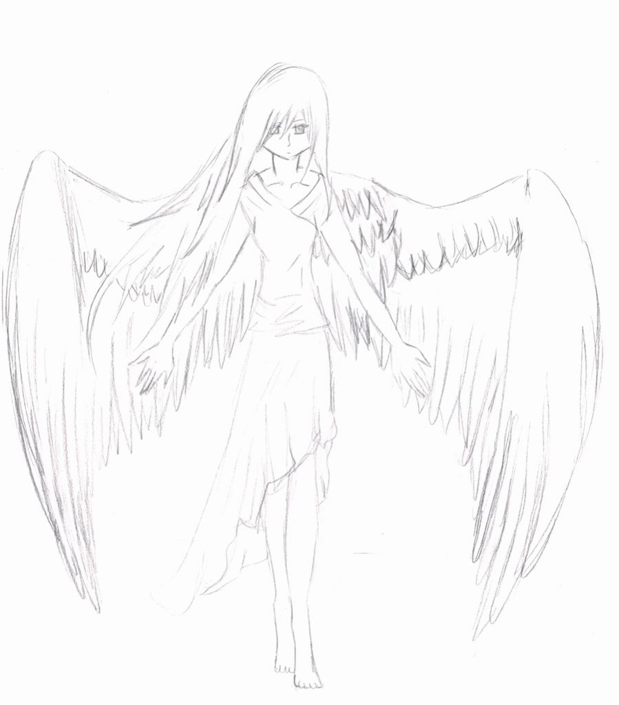 899x1024 Sketch Photo Angel Sketch Photo Angel Tattoo - Angel Sketch Images