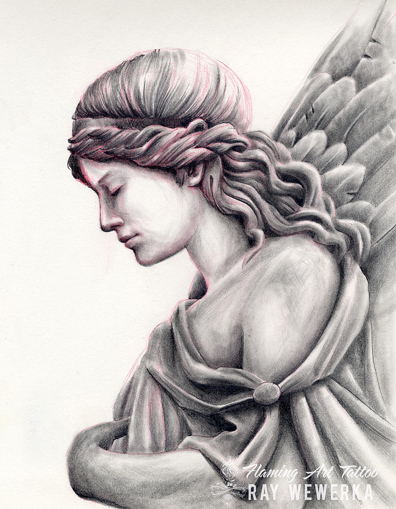 798x1024 Angel Sketch More Art And Tattoos Here - Angel Sketch Images