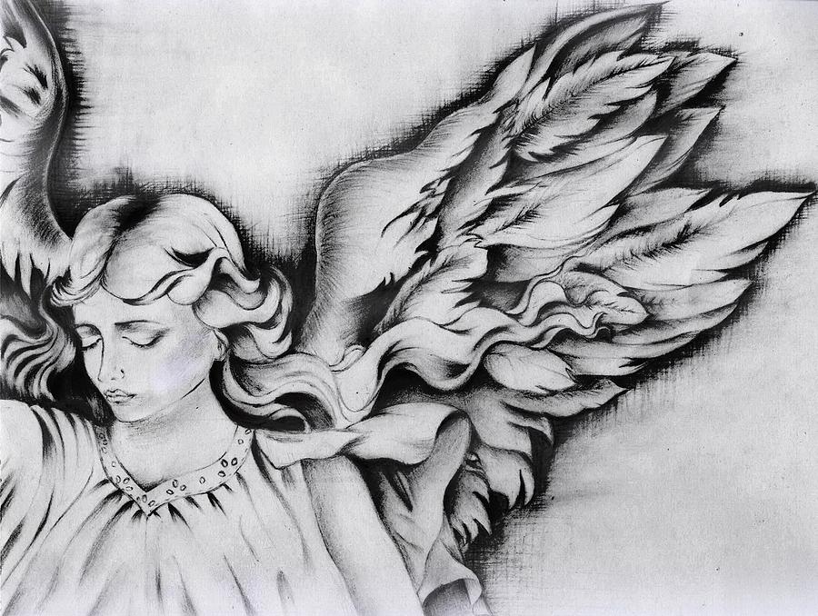 Pencil Drawings Pencil Drawings Of Angels - Angel Sketches In Pencil. 