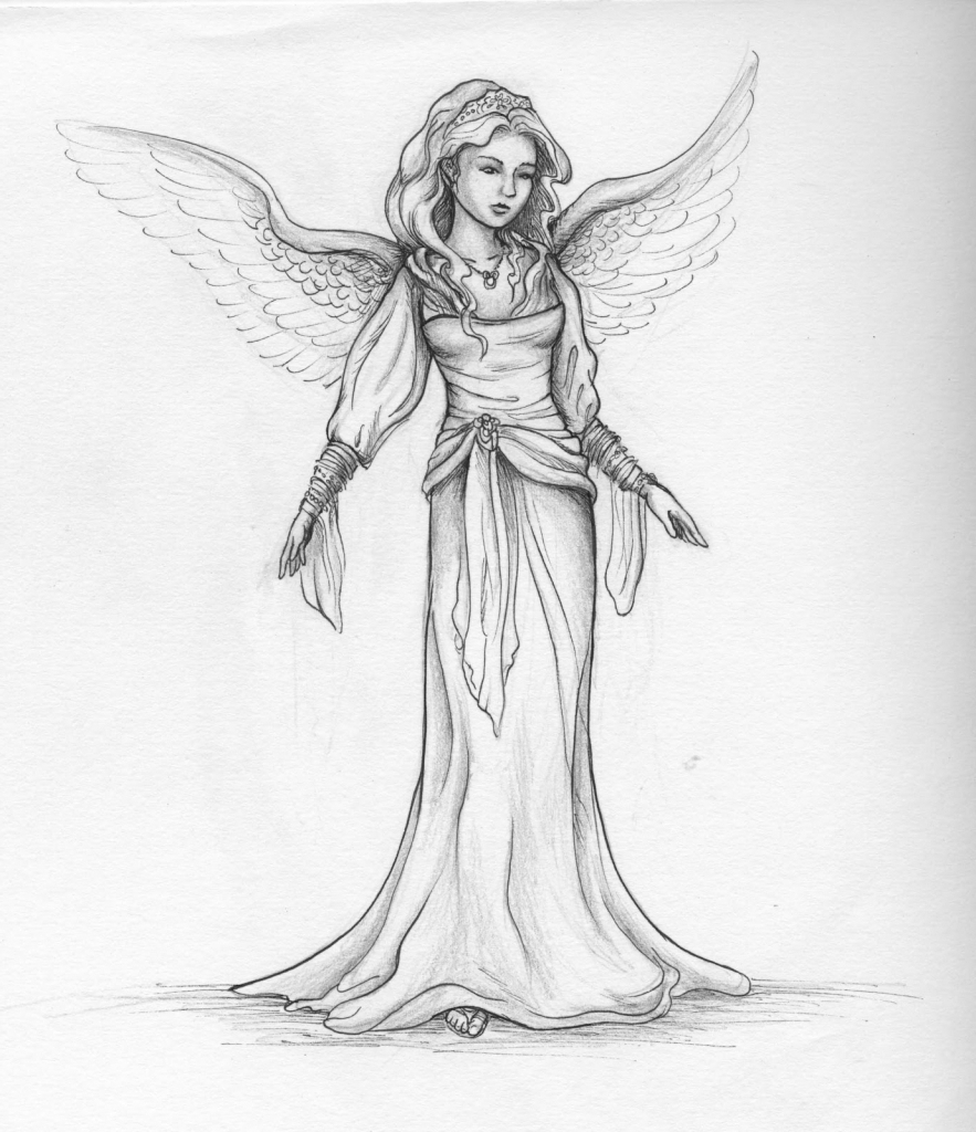 Angel Sketches In Pencil at Explore collection of