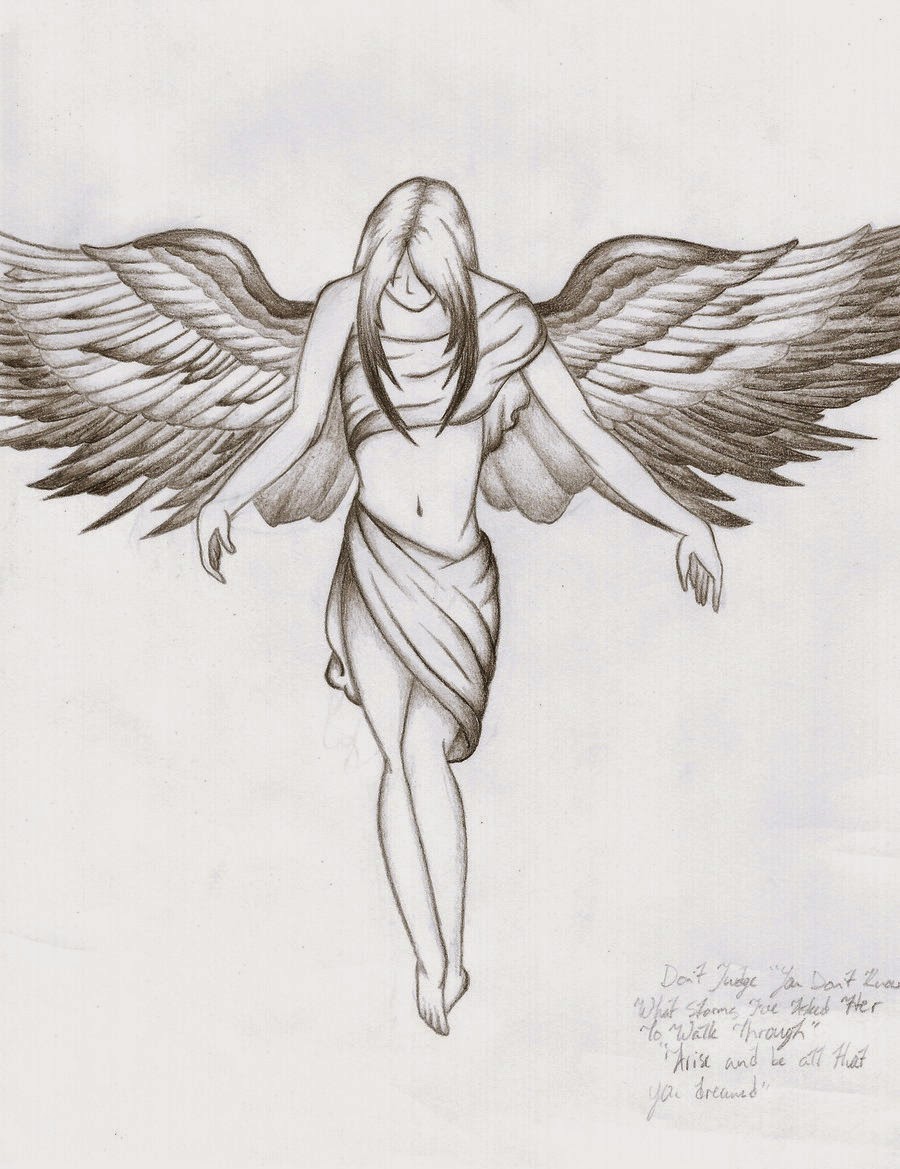 900x1169 Angel Tattoo Designs Tattoo Gallery Studio Tattoo Design Gallery - Angel Tattoo Sketch