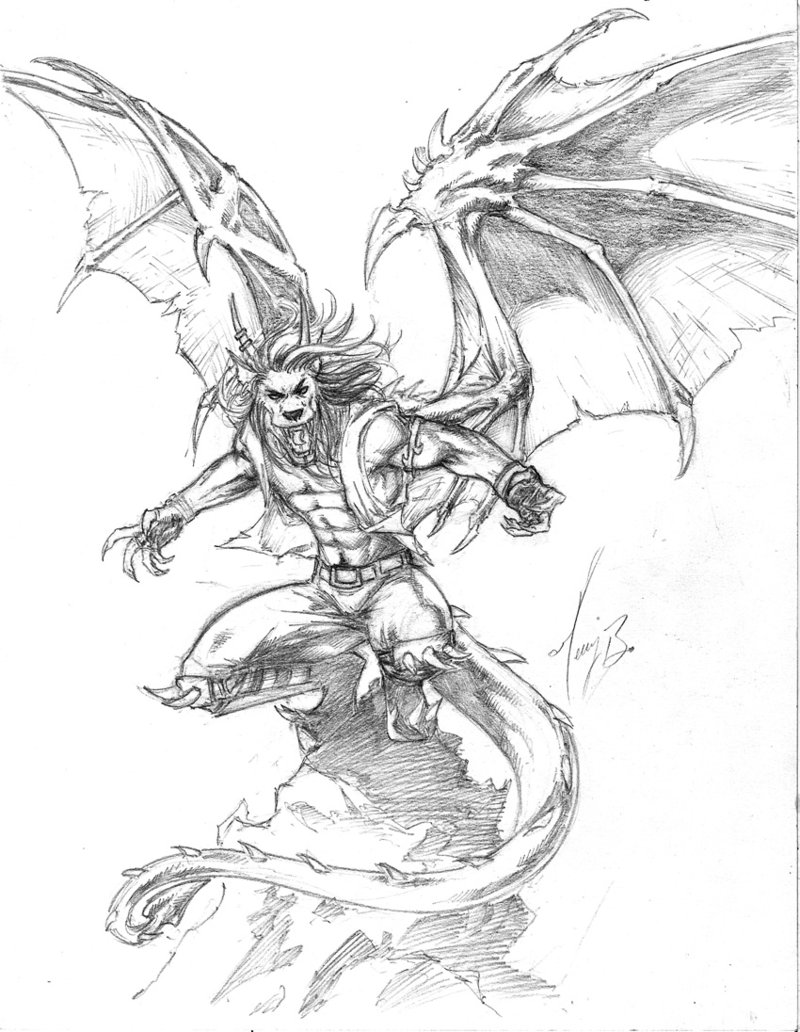 800x1032 A Sketch Commish Blackjack By The Angel Of Angels - Angel Warrior Sketch