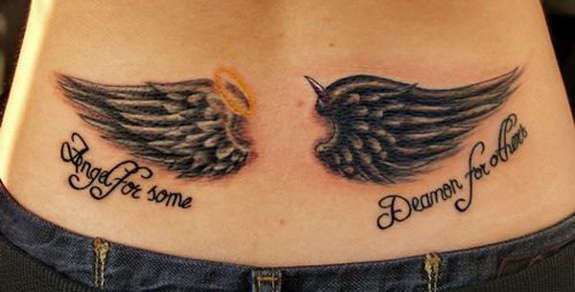 575x292 115 Inventive Wings Tattoos And Designs For Men Amp Women - Angel Wings Tattoo Sketch
