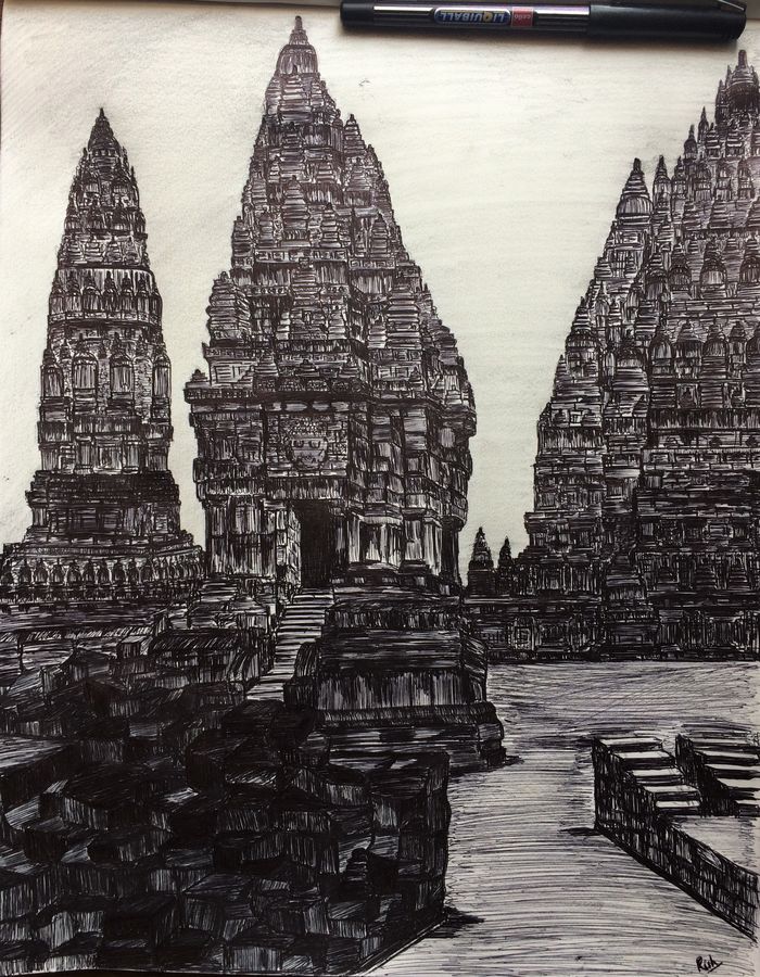 Angkor Wat Sketch at Explore collection of Angkor