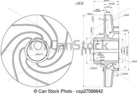 450x310 Sketch Of Wheel With Curved Lines. Expanded Wheel Sketch With - Angle Sketch