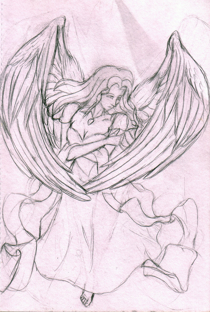 734x1089 Angle Sketch By Dizzyvix - Angle Sketch