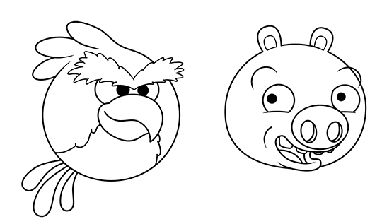 540x317 How To Draw Angry Birds Characters - Angry Bird Sketch