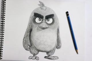 320x213 Angry Bird Sketch Thebricode Art - Angry Bird Sketch