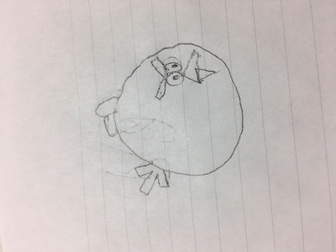 670x503 How To Draw An Angry Bird (Emotions) 15 Steps (With Pictures) - Angry Bird Sketch