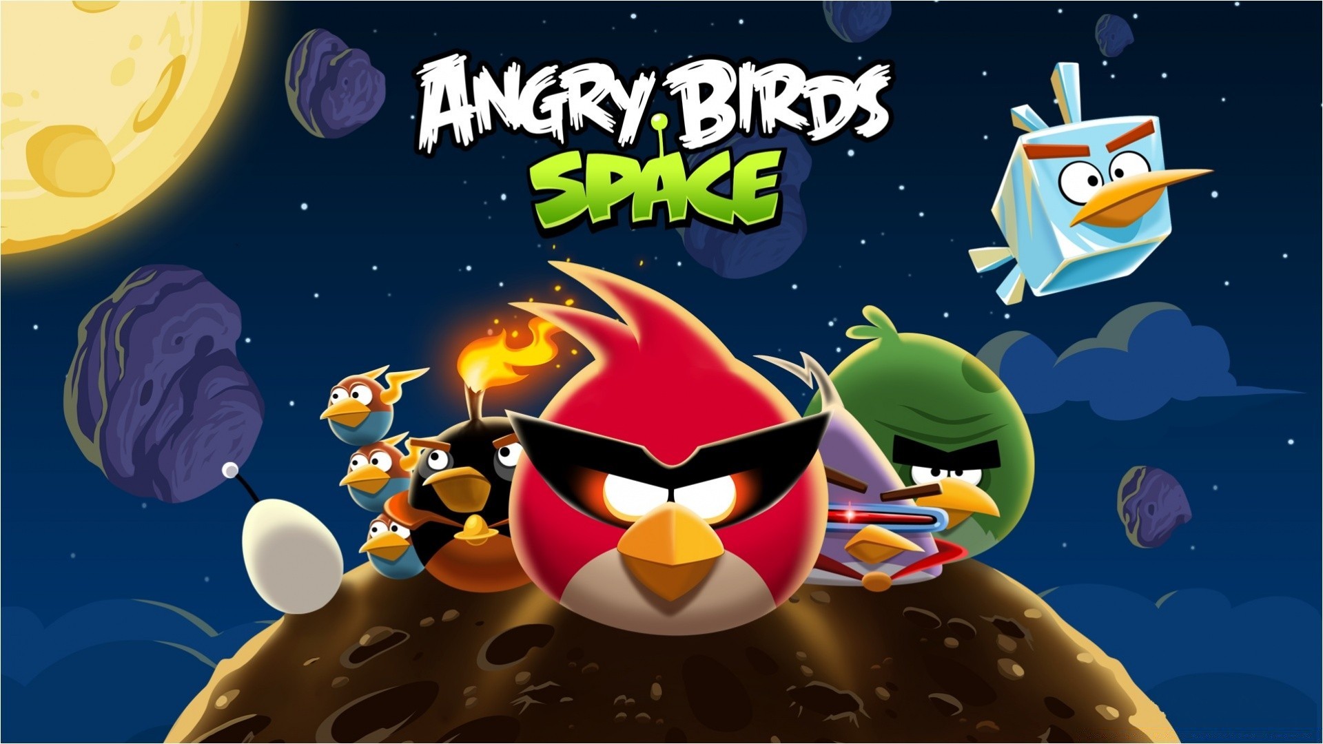 1920x1080 Angry Birds Space. Android Wallpapers For Free. - Angry Birds Space Sketch