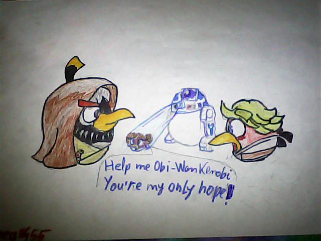 640x480 Angry Birds Star Wars By Andrea455 - Angry Birds Star Wars Sketch