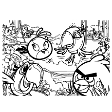 230x230 Top 40 Free Printable Angry Birds Coloring Pages Online - Angry Birds Star Wars Sketch