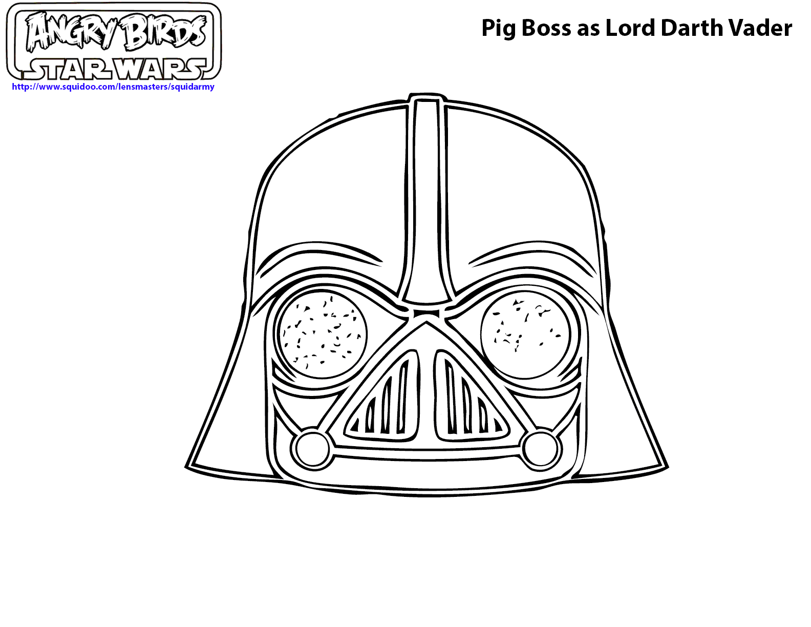 1584x1224 Angry Birds Star Wars Coloring Pages - Angry Birds Star Wars Sketch