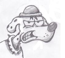 213x191 Angry Dog Sketch By Cheesybear - Angry Dog Sketch