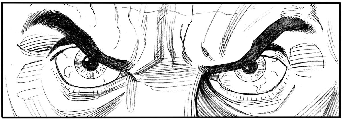 1200x421 Tom Rogers On Twitter Angry Eyes! - Angry Eyes Sketch