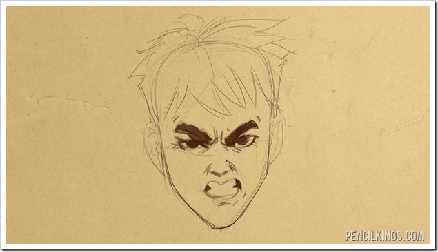 Angry Face Sketch at PaintingValley.com | Explore collection of Angry ...