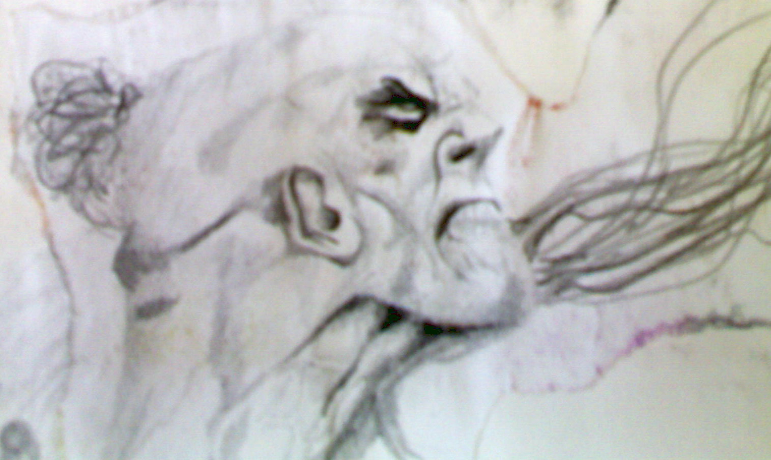 1515x904 Sketch Of An Angry Warrior Diji Foundmyself - Angry Face Sketch