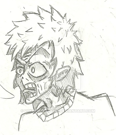 400x468 Angry Face Sketch By Zsketchyartist - Angry Face Sketch