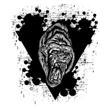 360x360 Angry Gorilla Png Images Vectors And Psd Files Free Download - Angry Gorilla Sketch