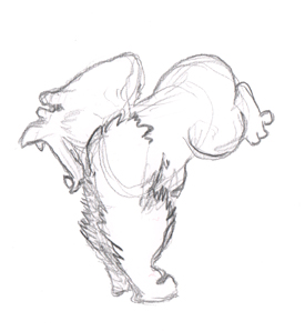 275x298 Tattooed Sky Angry Gorilla Sketch - Angry Gorilla Sketch