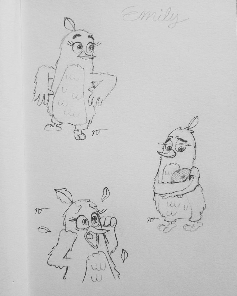 800x1000 Emily Sketches (Lego Angry Birds) By Snyepproductions - Angry Sketches