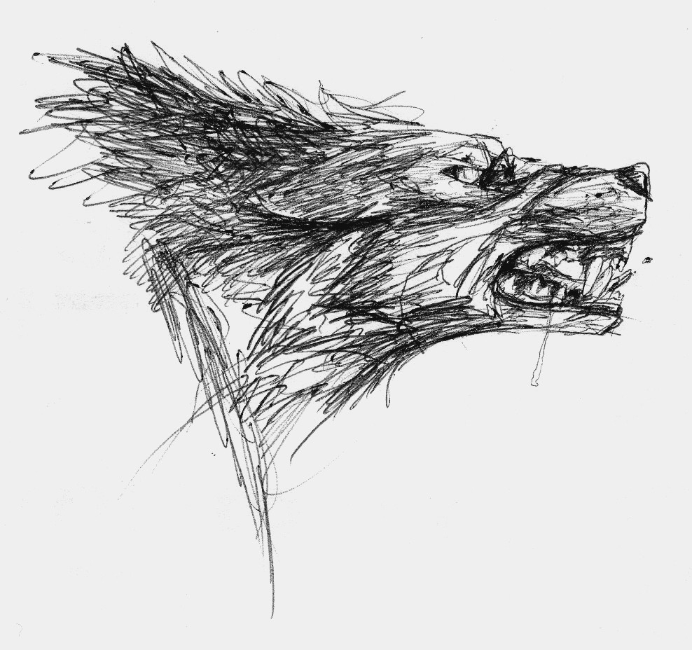 Angry Wolf Sketch at Explore collection of Angry