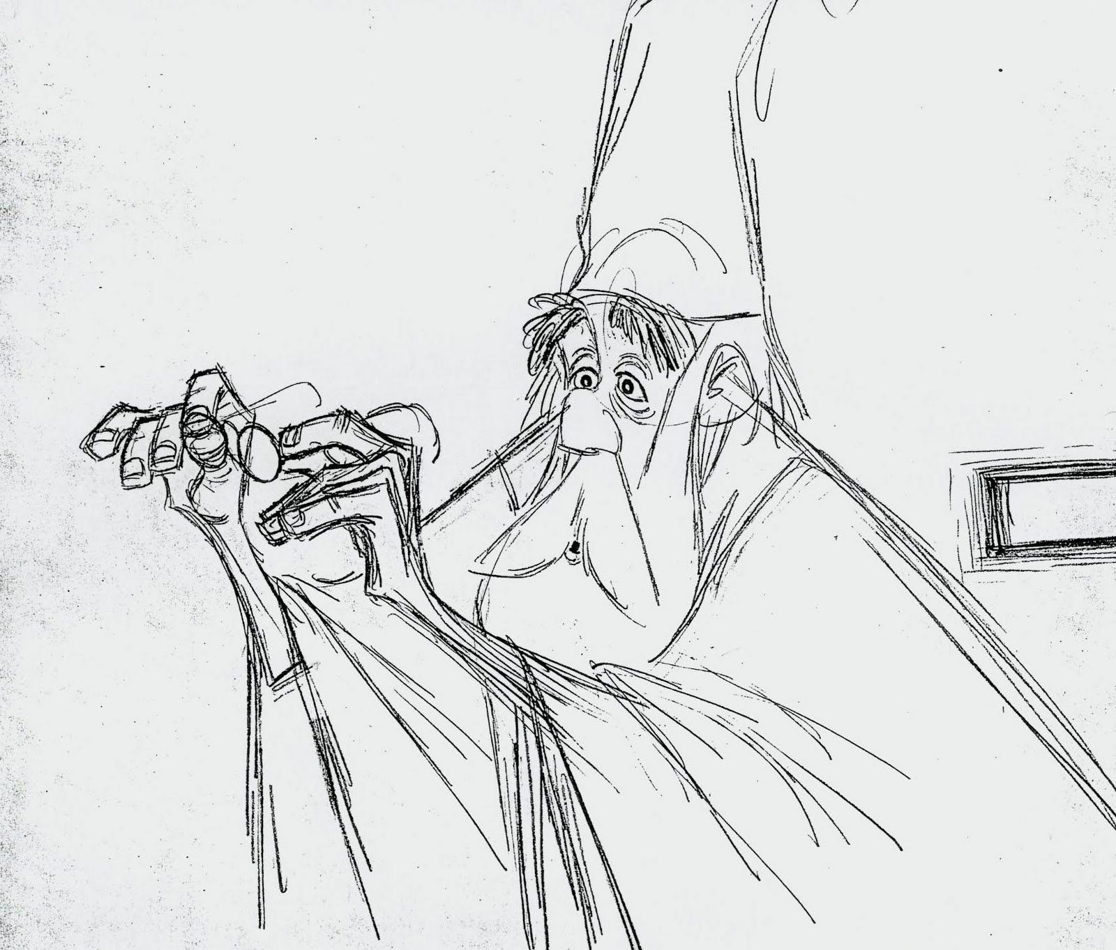 1600x1363 Disney, The Sword In The Stone (1963) - Angular Sketch