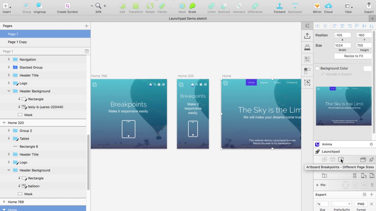 1280x720 Launchpad For Sketch - Anima Sketch