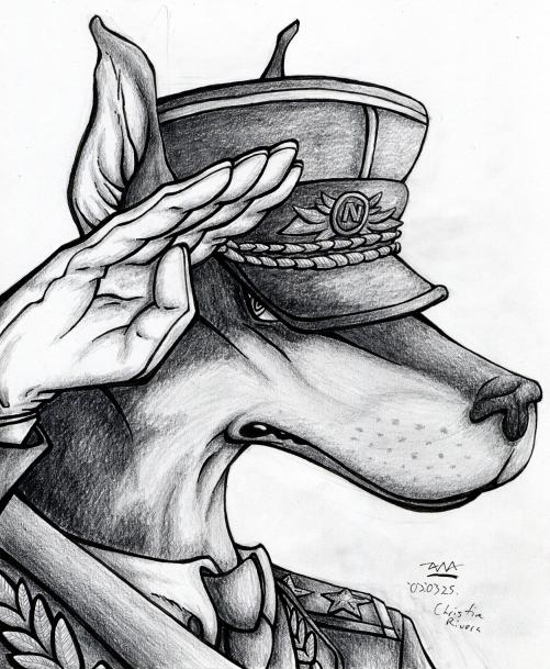 501x609 Police - Animal Farm Sketch