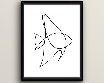 340x270 Animal Sketch Etsy - Animal Print Sketch