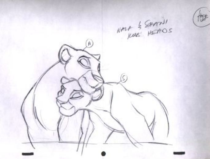 684x516 Animation Sketches The Lion King - Animation Sketches