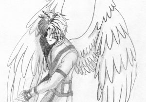 300x210 Anime Angel Sketch Anime Angel Drawing - Anime Angel Sketch