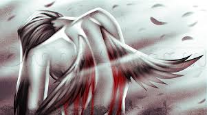 301x168 Fallen Anime Angel Sketch Beautiful Pictures - Anime Angel Sketch