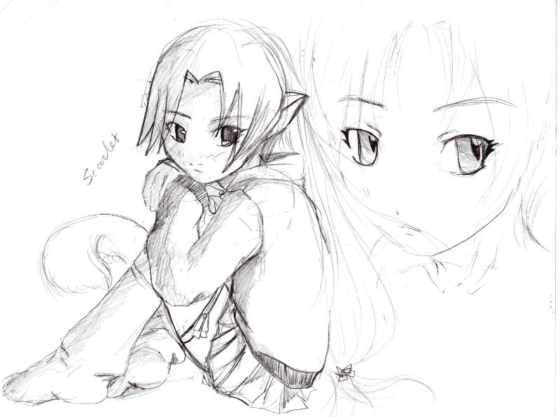 Anime Art Sketches