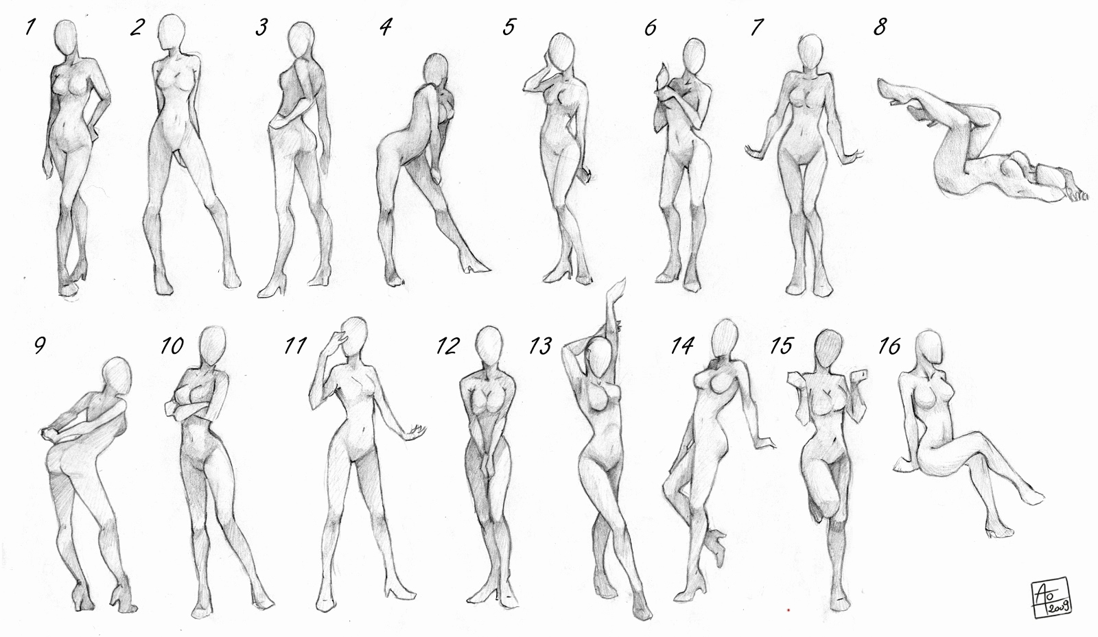 1600x929 Drawing Anime Body Positions - Anime Body Sketch.