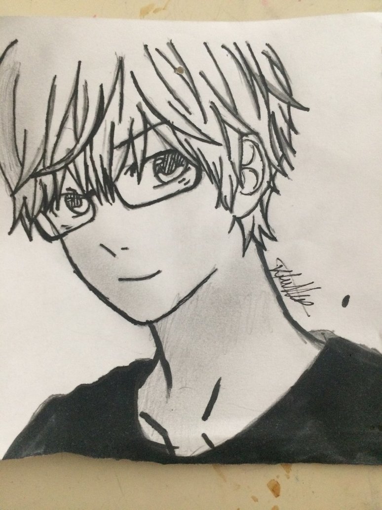 774x1032 Anime Boy Sketch By Midgettales401 - Anime Boy Sketch