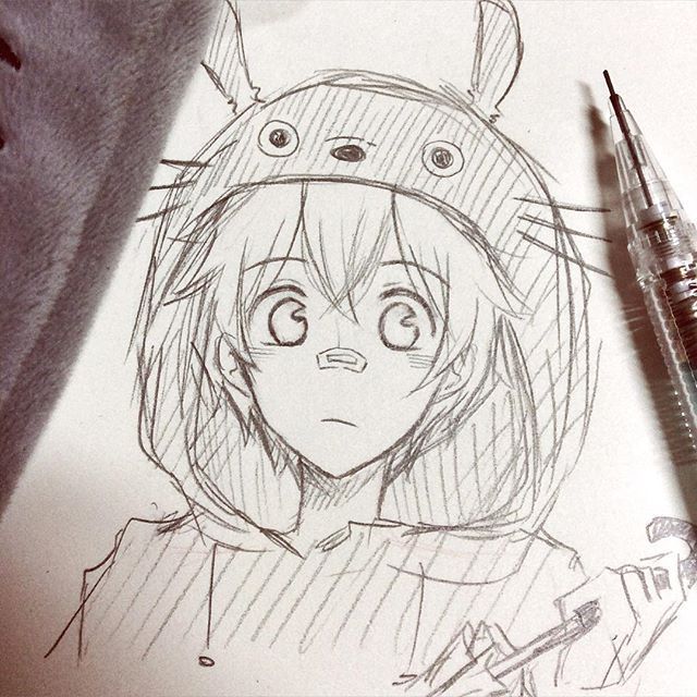 Anime Boy Sketch At PaintingValley.com | Explore Collection Of Anime ...