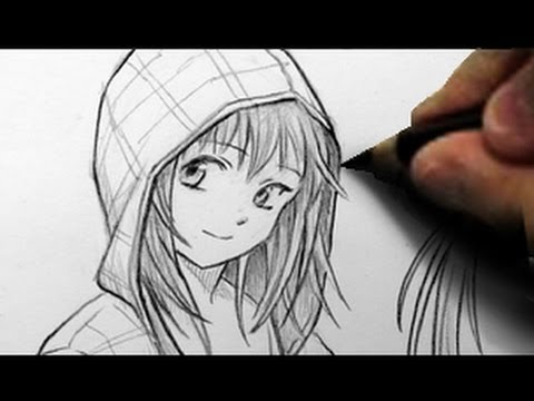 480x360 How To Draw Hoodies, 3 Different Ways - Anime Cartoon Sketch