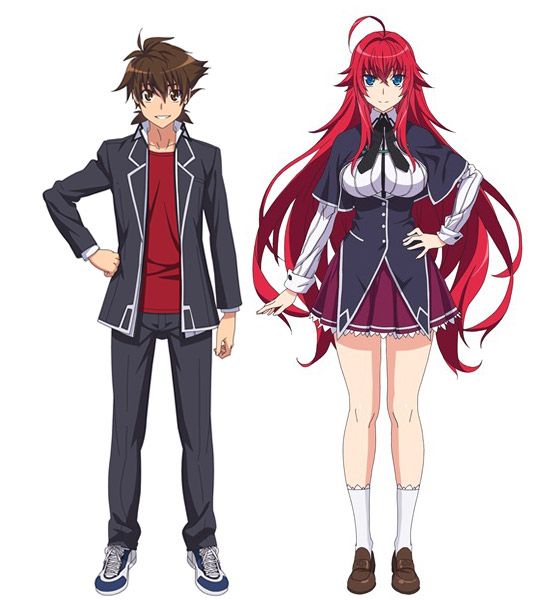 560x600 High School Dxd Hero Confirmed For April 2018, Reveals First - Anime Character Sketches