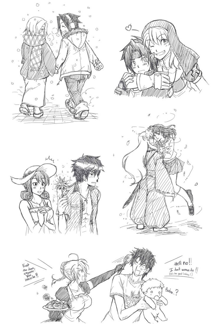 722x1107 Gallery Anime Sketch Couple, - Anime Couple Sketch