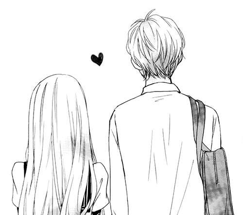 500x442 How Long Is Now. Wall Of Leaf Anime Couples, Anime - Anime Couple Sketch
