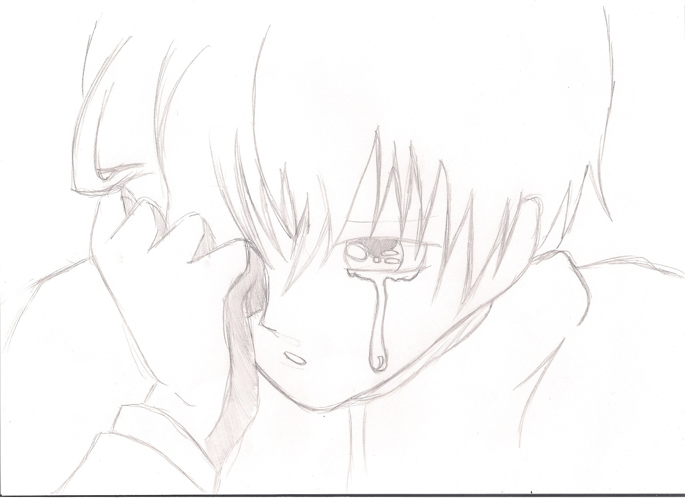 2333x1696 Cute Sketch Easy Sad Eye Anime - Anime Cute Sketch