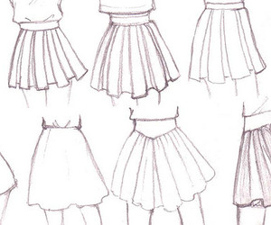 Anime Dress Sketch at PaintingValley.com | Explore collection of Anime ...