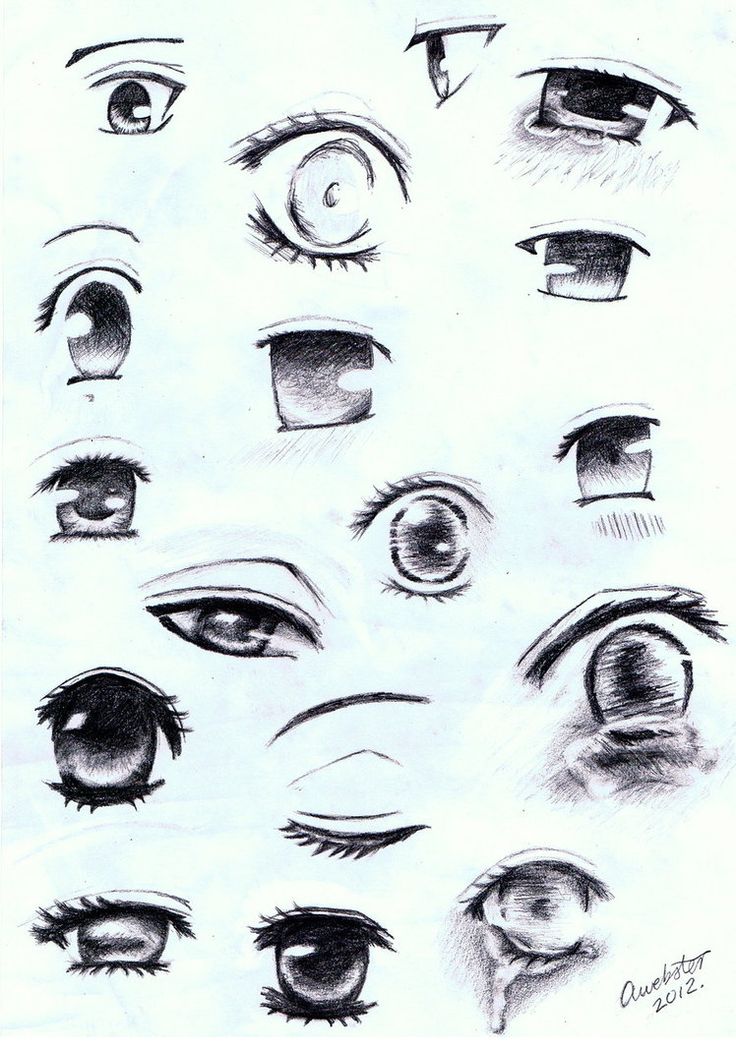 Anime Eyes Sketch